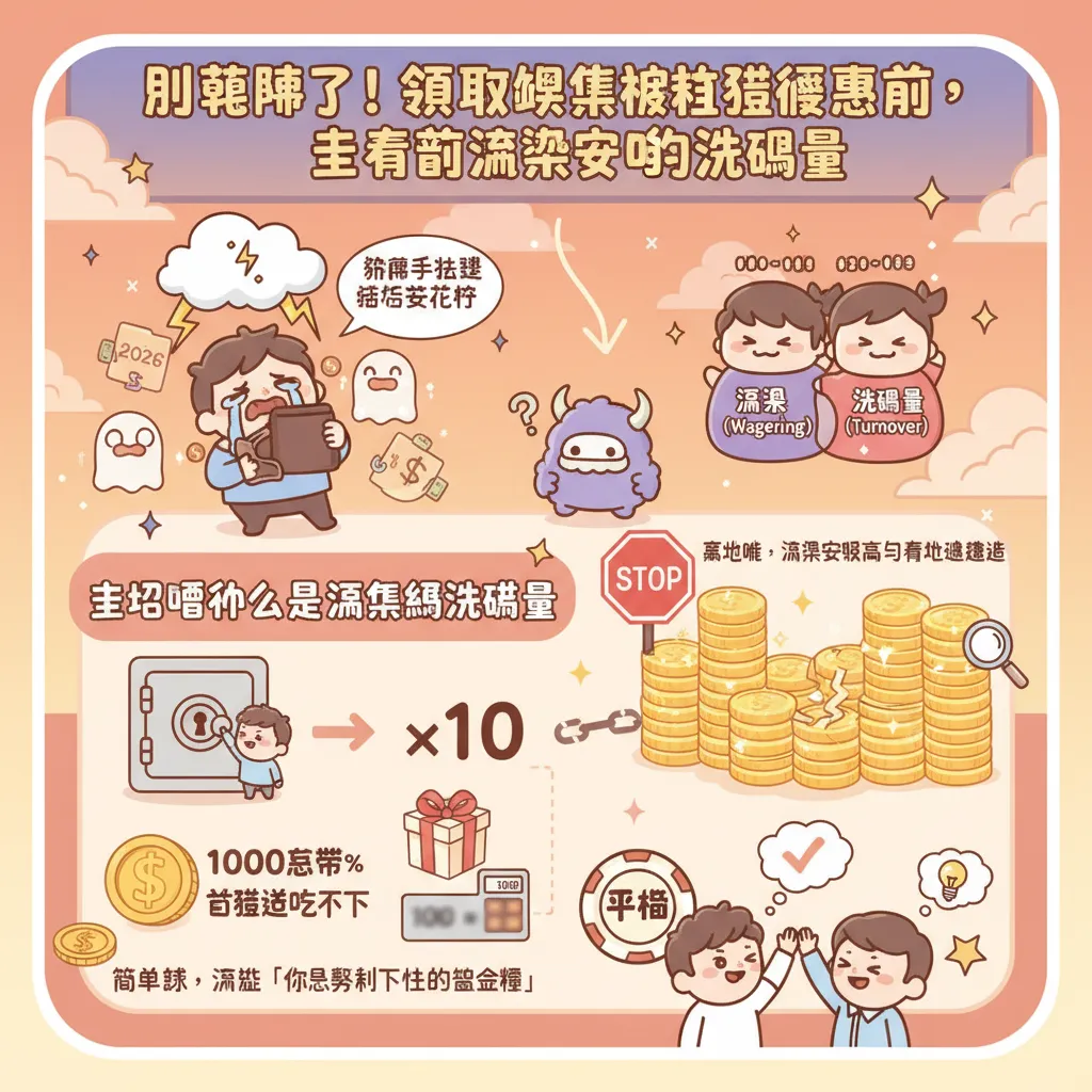 別被騙了！領取娛樂城首儲優惠前，先看懂流水要求與洗碼量